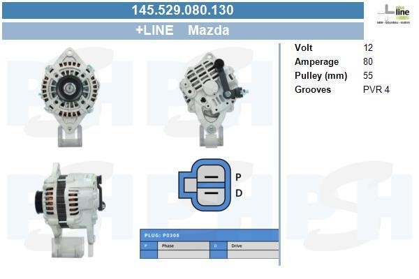 BV PSH 145.529.080.130 Alternator 145529080130: Atrakcyjna cena w Polsce na 2407.PL - Zamów teraz!