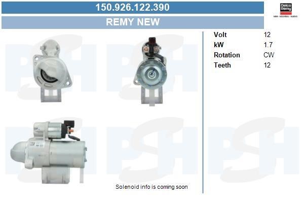 BV PSH 150.926.122.390 Starter 150926122390: Buy near me at 2407.PL in Poland at an Affordable price!