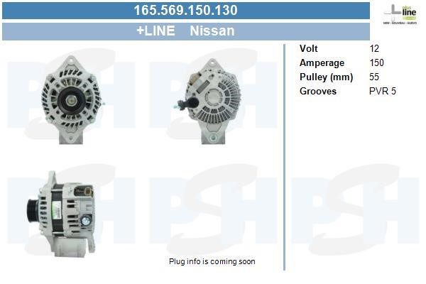 BV PSH 165.569.150.130 Alternator 165569150130: Buy near me at 2407.PL in Poland at an Affordable price!