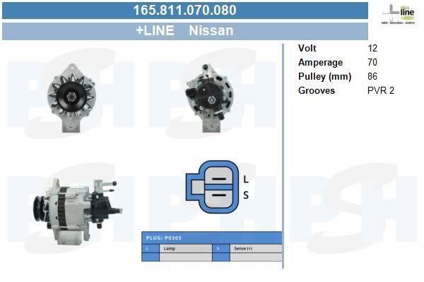 BV PSH 165.811.070.080 Generator 165811070080: Bestellen Sie in Polen zu einem guten Preis bei 2407.PL!