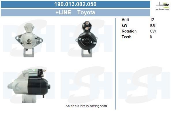 BV PSH 190.013.082.050 Starter 190013082050: Buy near me at 2407.PL in Poland at an Affordable price!