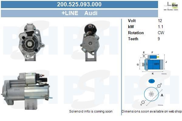 BV PSH 200.525.093.000 Anlasser 200525093000: Bestellen Sie in Polen zu einem guten Preis bei 2407.PL!