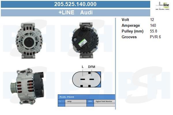 BV PSH 205.525.140.000 Генератор 205525140000: Купити у Польщі - Добра ціна на 2407.PL!