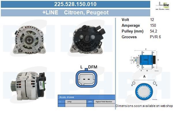 BV PSH 225.528.150.010 Генератор 225528150010: Купить в Польше - Отличная цена на 2407.PL!