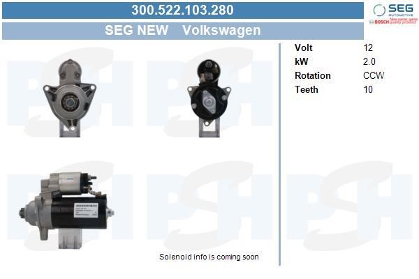 BV PSH 300.522.103.280 Anlasser 300522103280: Kaufen Sie zu einem guten Preis in Polen bei 2407.PL!