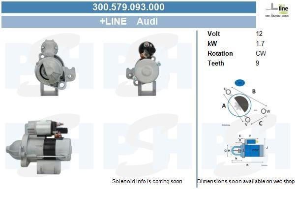 BV PSH 300.579.093.000 Starter 300579093000: Buy near me at 2407.PL in Poland at an Affordable price!