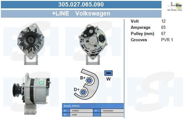 BV PSH 305.027.065.090 Генератор 305027065090: Купити у Польщі - Добра ціна на 2407.PL!