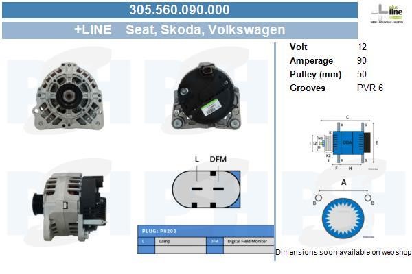 BV PSH 305.560.090.000 Генератор 305560090000: Купить в Польше - Отличная цена на 2407.PL!