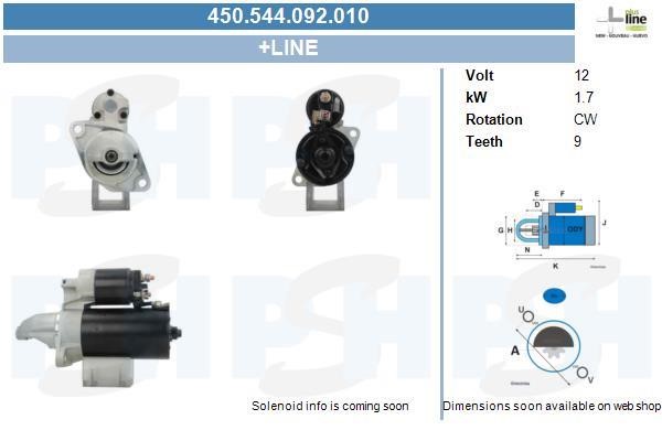 BV PSH 450.544.092.010 Стартер 450544092010: Купити у Польщі - Добра ціна на 2407.PL!