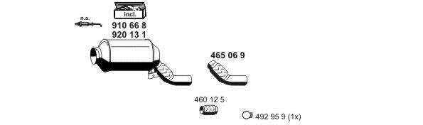 Ernst 020390 Exhaust system 020390: Buy near me in Poland at 2407.PL - Good price!