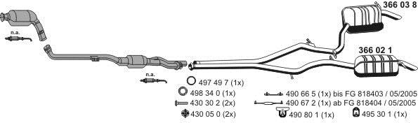 Ernst 040983 Exhaust system 040983: Buy near me in Poland at 2407.PL - Good price!