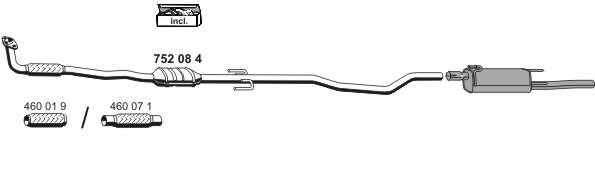 Ernst 051018 Exhaust system 051018: Buy near me at 2407.PL in Poland at an Affordable price!