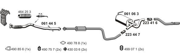 Ernst 051025 Exhaust system 051025: Buy near me in Poland at 2407.PL - Good price!