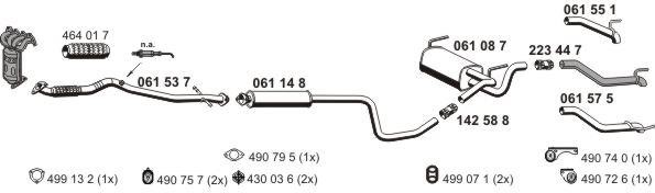 Ernst 051030 Exhaust system 051030: Buy near me at 2407.PL in Poland at an Affordable price!