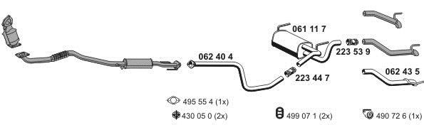 Ernst 051031 Exhaust system 051031: Buy near me at 2407.PL in Poland at an Affordable price!