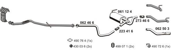 Ernst 051046 Система выпуска отработаных газов 051046: Отличная цена - Купить в Польше на 2407.PL!