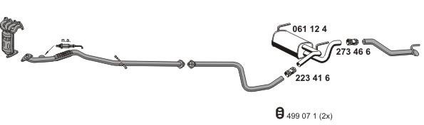 Ernst 051050 Exhaust system 051050: Buy near me in Poland at 2407.PL - Good price!