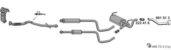 Ernst 051051 Exhaust system 051051: Buy near me at 2407.PL in Poland at an Affordable price!