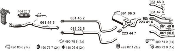 Ernst 051057 Exhaust system 051057: Buy near me at 2407.PL in Poland at an Affordable price!