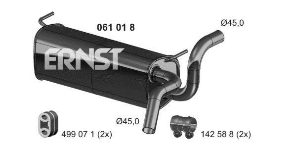 Ernst 061018 End Silencer 061018: Buy near me in Poland at 2407.PL - Good price!