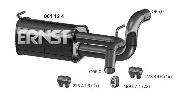 Ernst 061124 End Silencer 061124: Buy near me in Poland at 2407.PL - Good price!