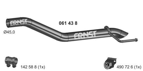 Ernst 061438 Exhaust pipe 061438: Buy near me in Poland at 2407.PL - Good price!