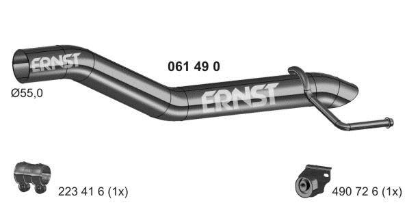Ernst 061490 Exhaust pipe 061490: Buy near me in Poland at 2407.PL - Good price!