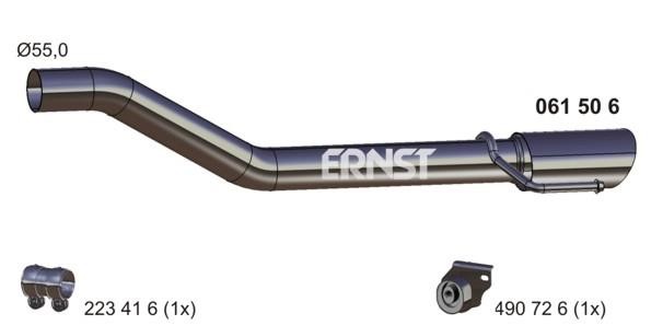 Ernst 061506 Exhaust pipe 061506: Buy near me in Poland at 2407.PL - Good price!