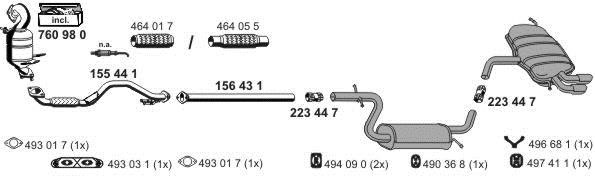 Ernst 071598 Exhaust system 071598: Buy near me in Poland at 2407.PL - Good price!
