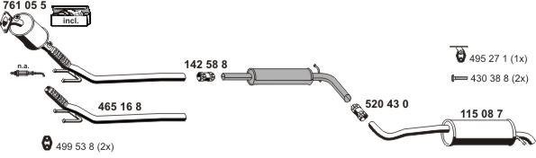 Ernst 071640 Muffler assy 071640: Buy near me at 2407.PL in Poland at an Affordable price!