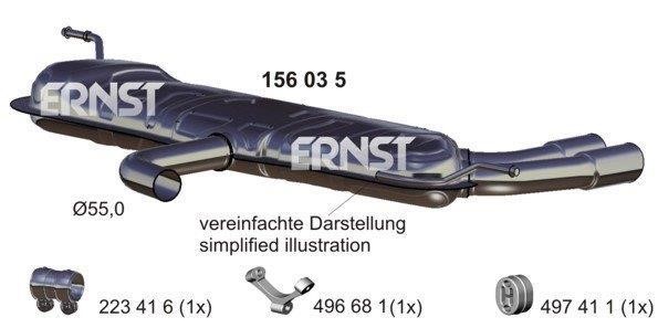 Ernst 156035 Endschalldämpfer 156035: Kaufen Sie zu einem guten Preis in Polen bei 2407.PL!
