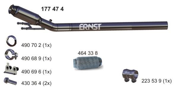 Ernst 177474 Exhaust pipe 177474: Buy near me in Poland at 2407.PL - Good price!