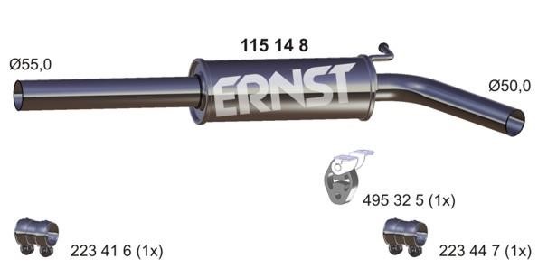 Ernst 115148 Mittelschalldämpfer 115148: Kaufen Sie zu einem guten Preis in Polen bei 2407.PL!