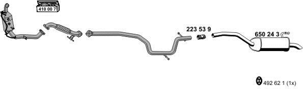 Ernst 210146 Exhaust system 210146: Buy near me in Poland at 2407.PL - Good price!