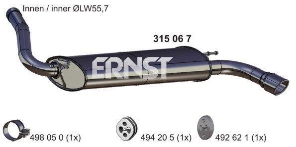 Ernst 315067 End Silencer 315067: Buy near me in Poland at 2407.PL - Good price!