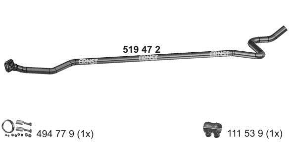 Ernst 519472 Abgasrohr 519472: Kaufen Sie zu einem guten Preis in Polen bei 2407.PL!