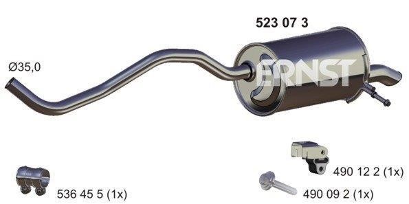 Ernst 523073 End Silencer 523073: Buy near me in Poland at 2407.PL - Good price!