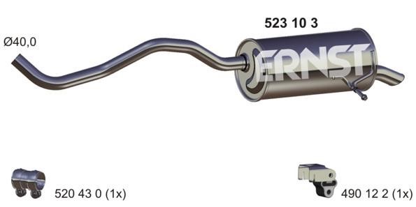 Ernst 523103 End Silencer 523103: Buy near me in Poland at 2407.PL - Good price!