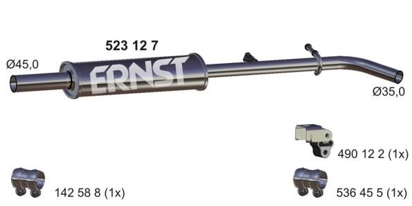 Ernst 523127 Middle Silencer 523127: Buy near me in Poland at 2407.PL - Good price!