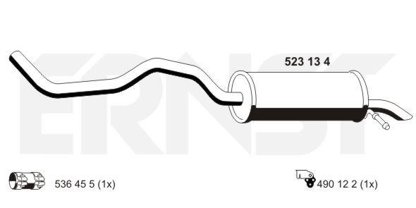 Ernst 523134 End Silencer 523134: Buy near me at 2407.PL in Poland at an Affordable price!