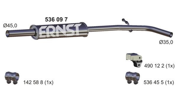 Ernst 536097 Middle Silencer 536097: Buy near me in Poland at 2407.PL - Good price!