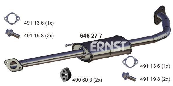 Ernst 646277 Средний глушитель выхлопных газов 646277: Купить в Польше - Отличная цена на 2407.PL!