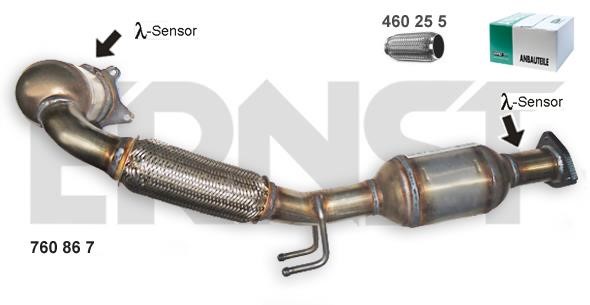 Ernst 760867 Catalytic Converter 760867: Buy near me in Poland at 2407.PL - Good price!