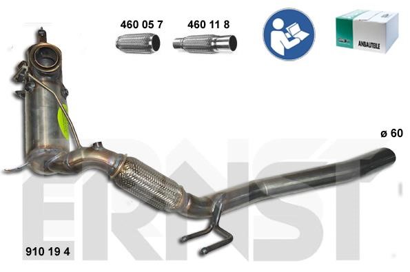 Ernst 910194 Soot/Particulate Filter, exhaust system 910194: Buy near me in Poland at 2407.PL - Good price!