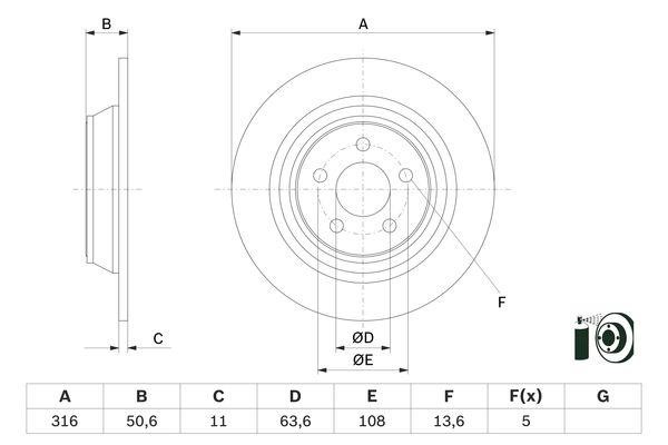 Bosch 0 986 479 E82 Tarcza hamulcowa 0986479E82: Atrakcyjna cena w Polsce na 2407.PL - Zamów teraz!