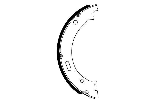 Bosch 0 986 487 942 Parking brake shoes 0986487942: Buy near me in Poland at 2407.PL - Good price!