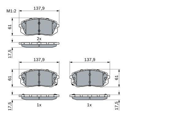Bosch Тормозные колодки дисковые, комплект – цена 175 PLN