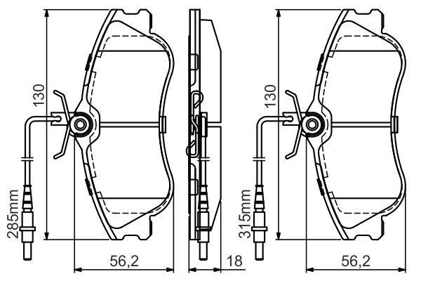 Bosch 0 986 495 441 Klocki hamulcowe, zestaw 0986495441: Dobra cena w Polsce na 2407.PL - Kup Teraz!