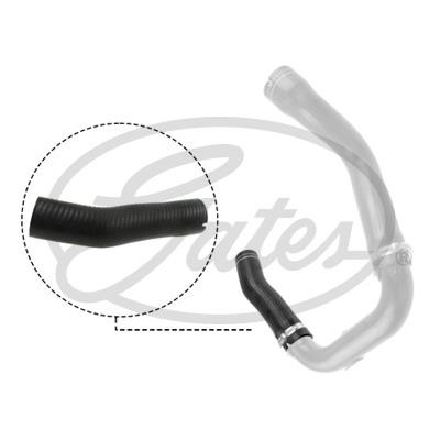 Gates 09-0484 Charger Air Hose 090484: Buy near me in Poland at 2407.PL - Good price!