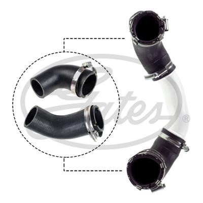 Gates 09-0898 Charger Air Hose 090898: Buy near me in Poland at 2407.PL - Good price!
